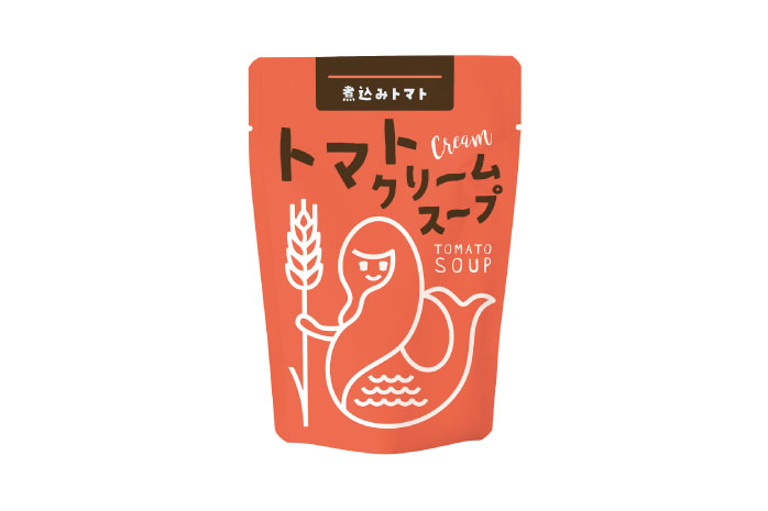 煮込みトマトのクリームスープ