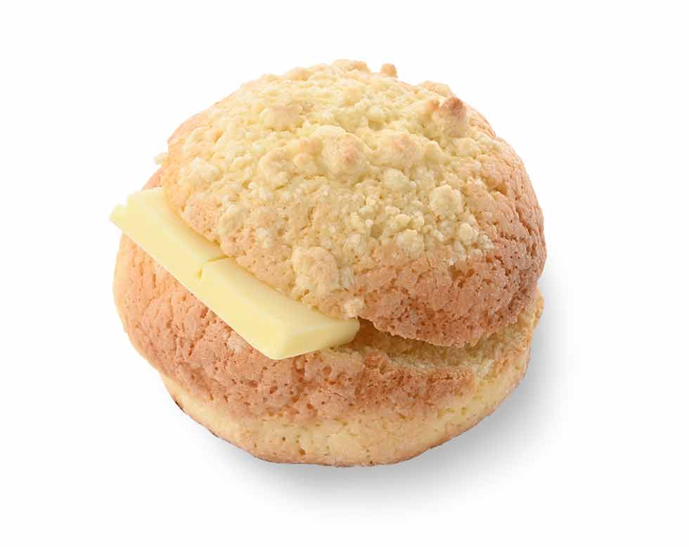バターをたべたメロンパン