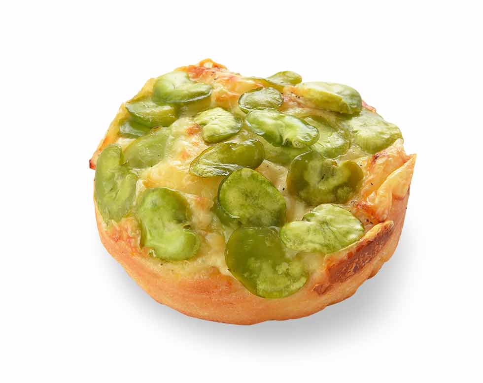 そら豆のベーコンロール