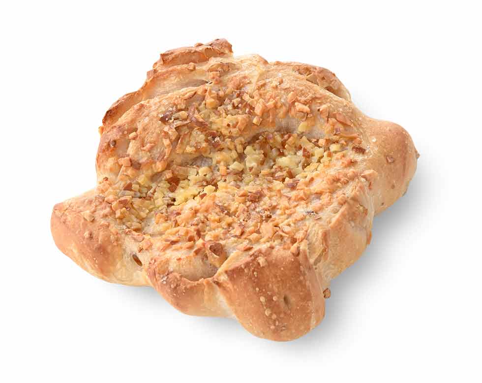 スモークチーズの塩くるみパン｜リトルマーメイド
