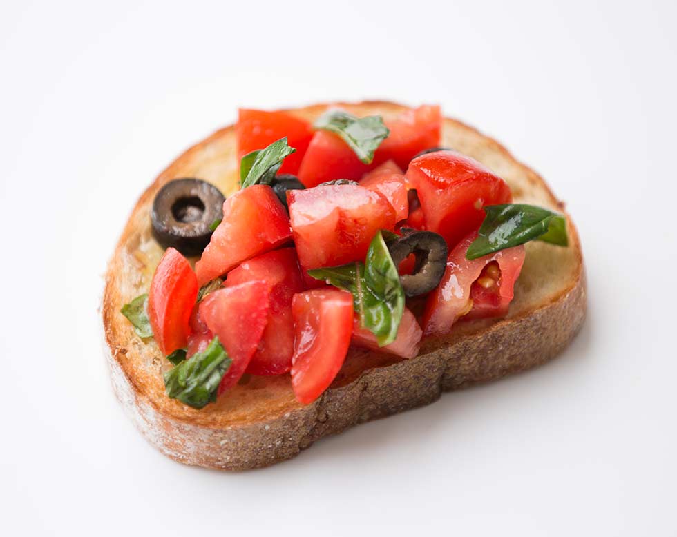 トマトとバジルのブルスケッタ レシピ リトルマーメイド LITTLE MERMAID ／ 焼き立てパンの店